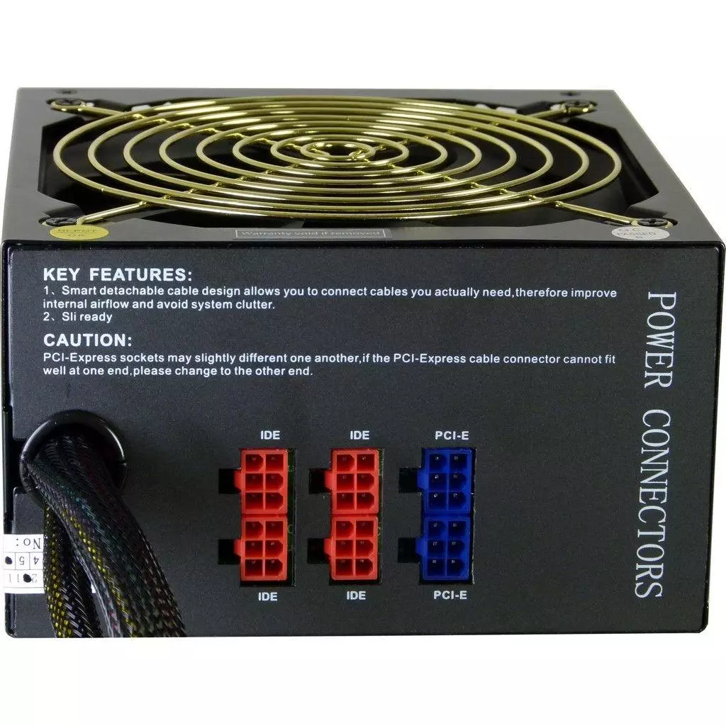 Блок питания Inter-Tech 650W (EPS-650W CM) - 2