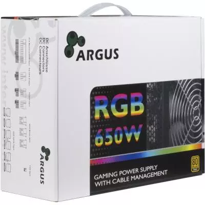 Блок питания Inter-Tech 650W (RGB-650W CM) - 3 Блок питания Inter-Tech 650W (RGB-650W CM) - 3