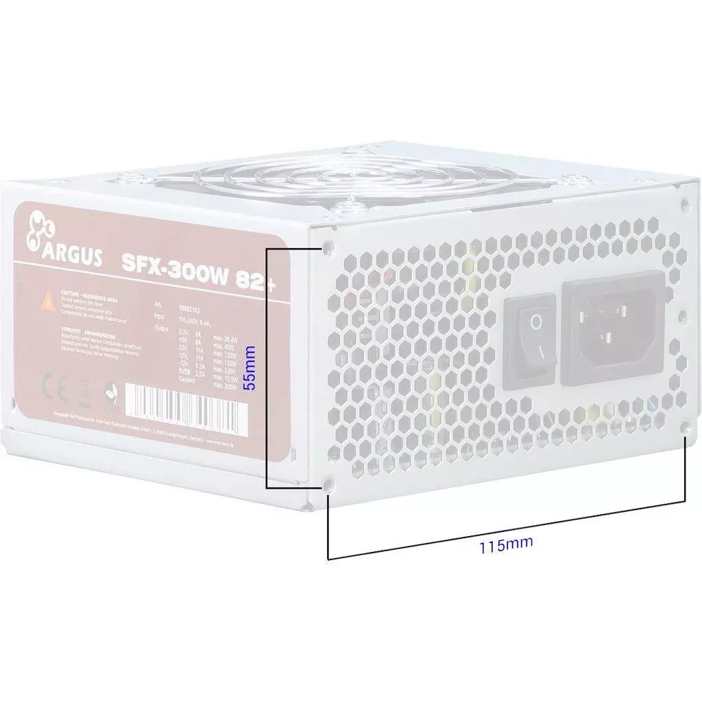 Блок питания Inter-Tech 300W (SFX-300W 82+) - 2 Блок питания Inter-Tech 300W (SFX-300W 82+) - 2