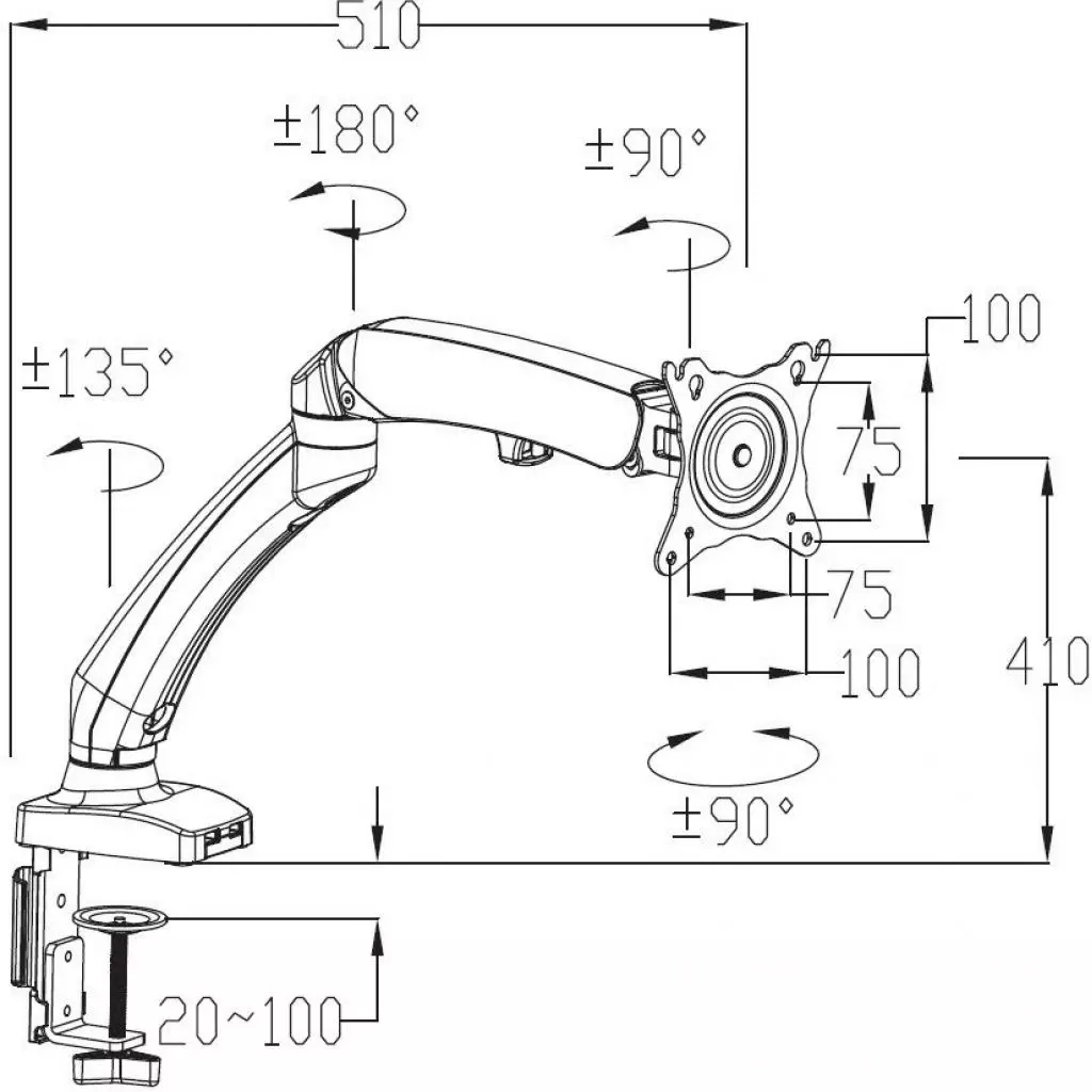 Кронштейн Charmount BMG1 - 1