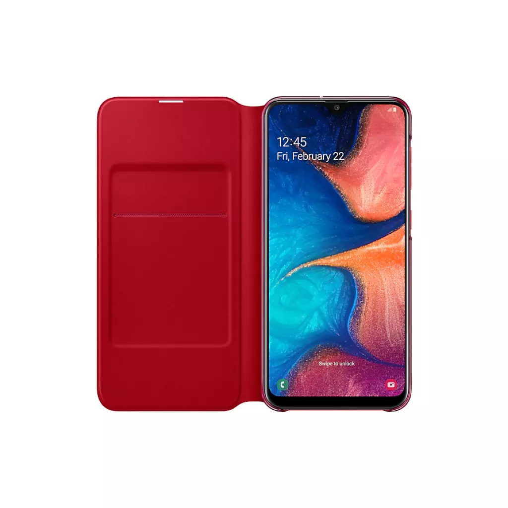 Чехол для моб. телефона Samsung Galaxy A20 (A205F) Wallet Cover White (EF-WA205PWEGRU) - 1