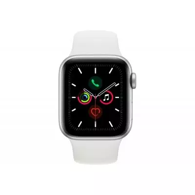 Смарт-часы Apple Watch Series 5 GPS, 40mm Silver Aluminium Case with White Sp (MWV62UL/A)