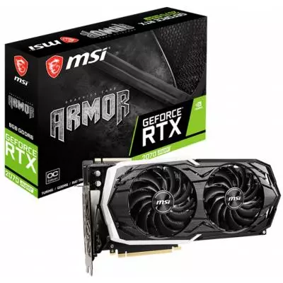 Видеокарта MSI GeForce RTX2070 SUPER 8192Mb ARMOR OC (RTX 2070 SUPER ARMOR OC)