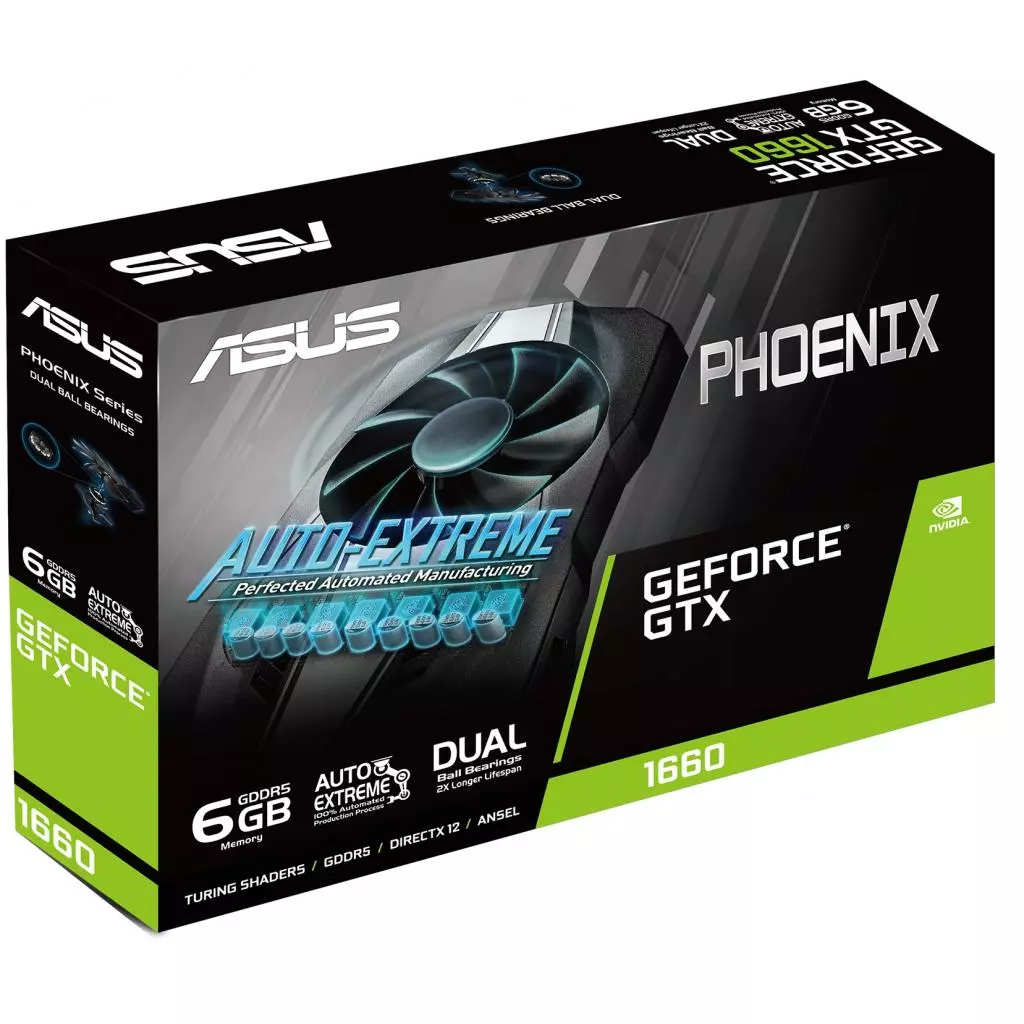 Видеокарта ASUS GeForce GTX1660 6144Mb Phoenix (PH-GTX1660-6G) - 7