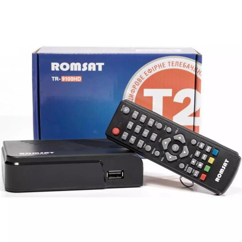 ТВ тюнер Romsat TR-9100HD - 9 ТВ тюнер Romsat TR-9100HD - 9