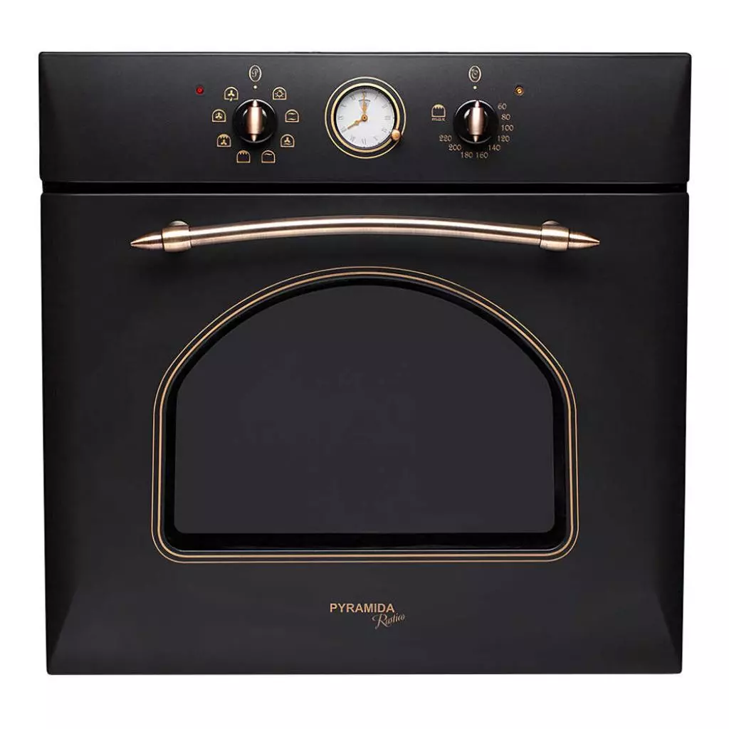 Духовой шкаф Pyramida F 84 ETR BLACK RUSTICO