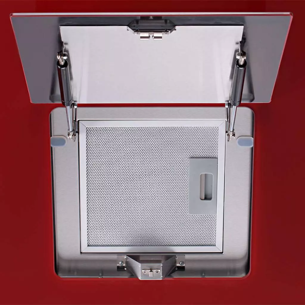 Вытяжка кухонная Pyramida HES 30 (D-600 MM) RED - 2