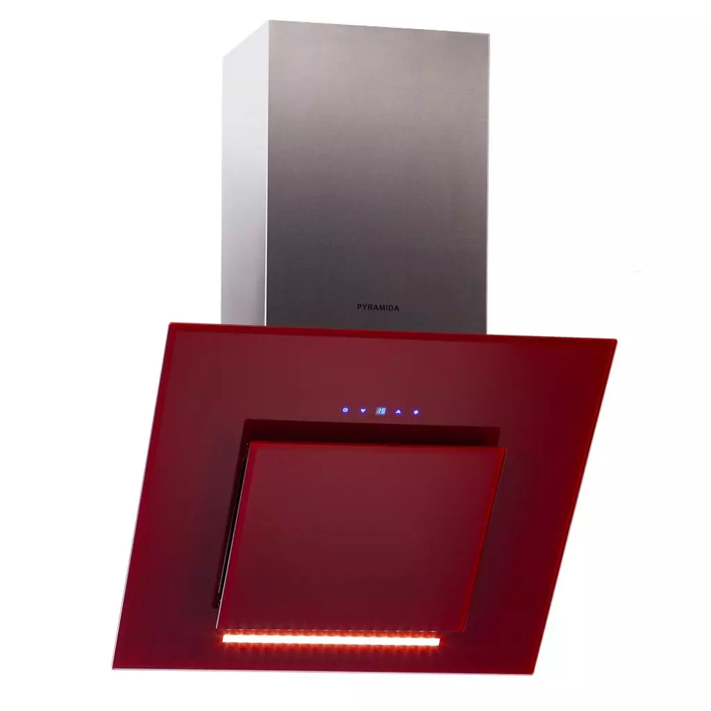 Вытяжка кухонная Pyramida HES 30 (D-600 MM) RED