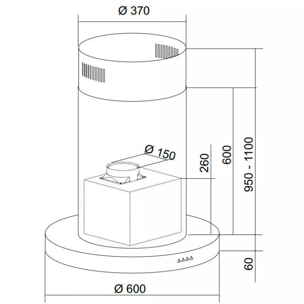 Вытяжка кухонная Gunter&Hauer ERSEL - 2