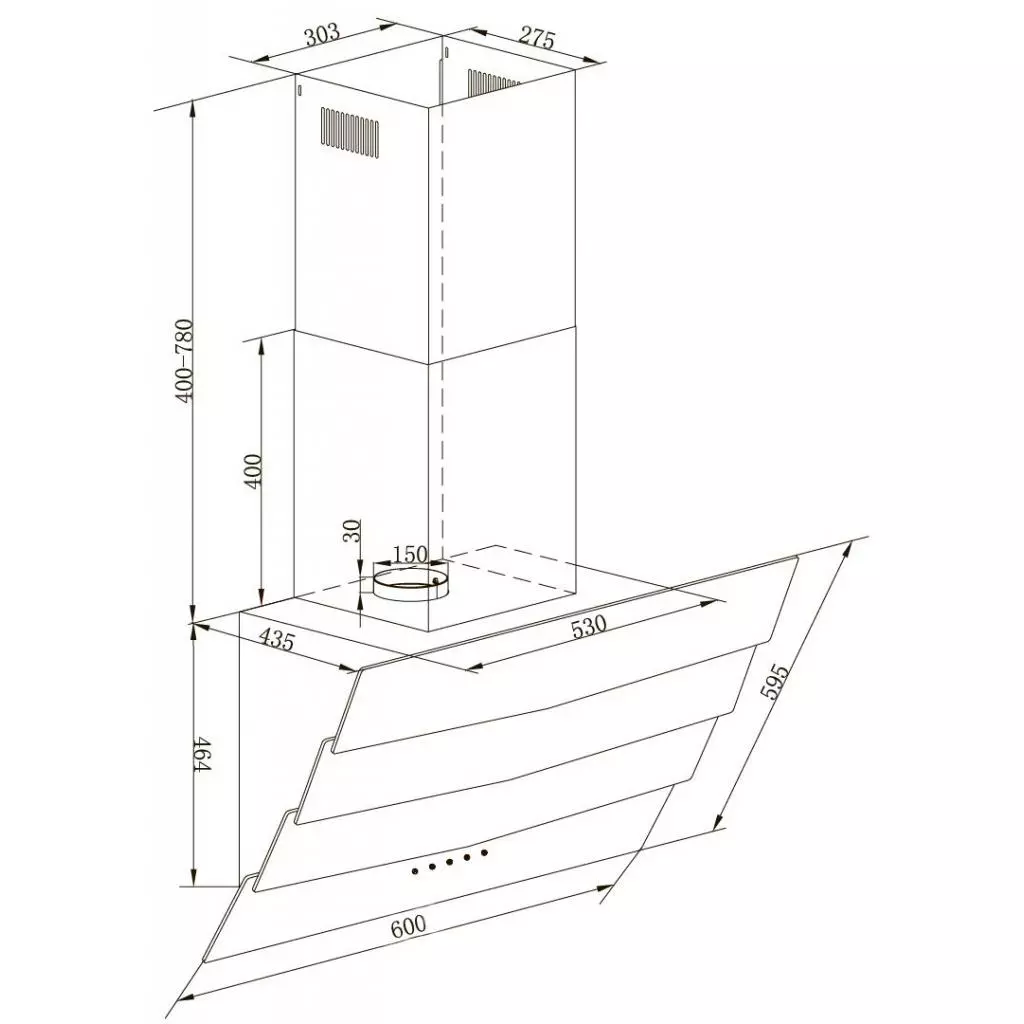 Вытяжка кухонная Gunter&Hauer LEONA 4 Q - 5 Вытяжка кухонная Gunter&Hauer LEONA 4 Q - 5