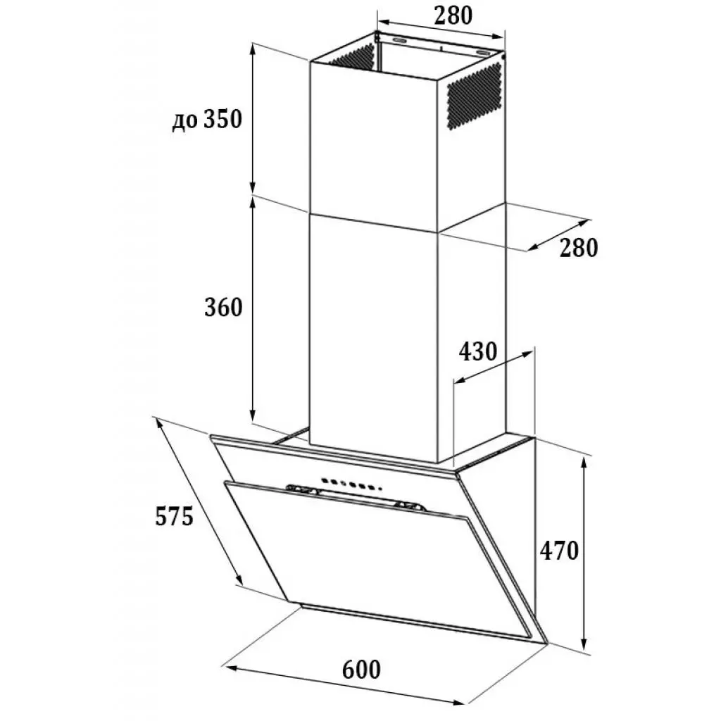 Вытяжка кухонная Gunter&Hauer MARTA 60 - 6
