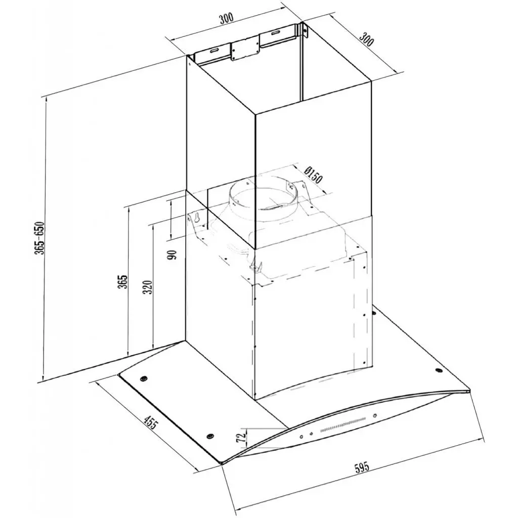Вытяжка кухонная Gunter&Hauer HELGA 60 N - 3