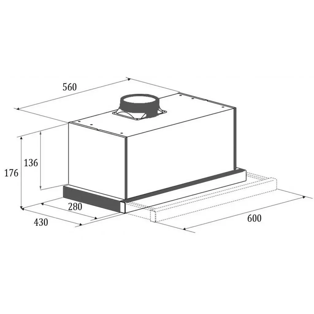 Вытяжка кухонная Gunter&Hauer AGNA 560 IX - 4 Вытяжка кухонная Gunter&Hauer AGNA 560 IX - 4