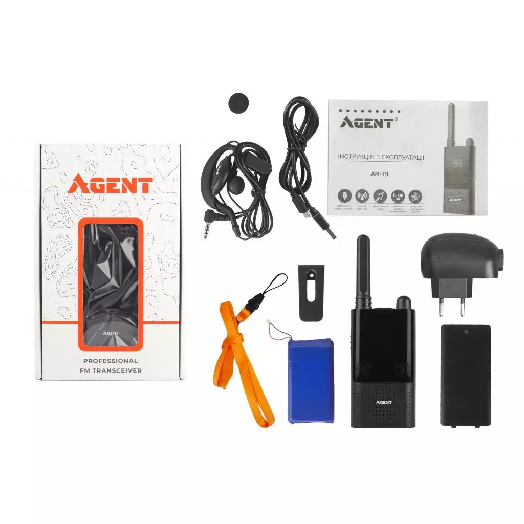 Портативная рация Agent AR-T9 Black - 7 Портативная рация Agent AR-T9 Black - 7