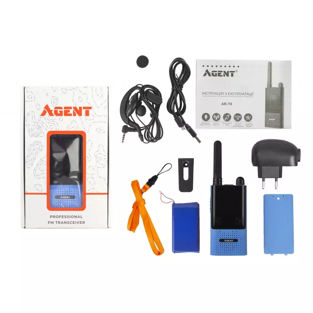 Портативная рация Agent AR-T9 Blue - 7 Портативная рация Agent AR-T9 Blue - 7