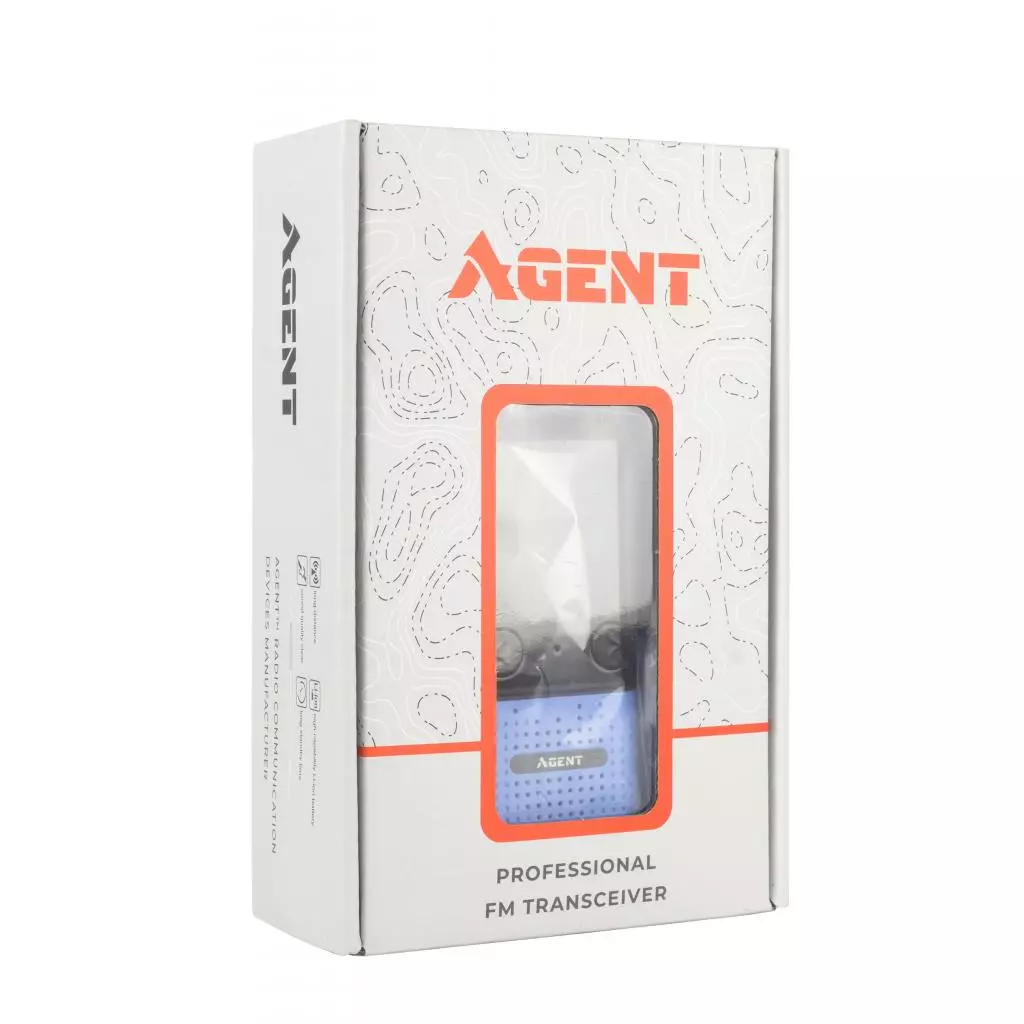 Портативная рация Agent AR-T9 Blue - 10 Портативная рация Agent AR-T9 Blue - 10