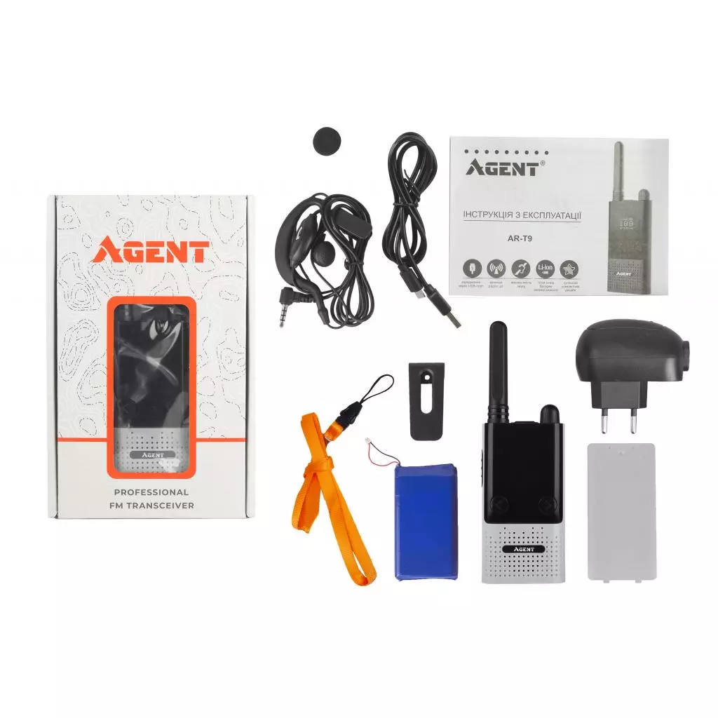 Портативная рация Agent AR-T9 Grey - 7 Портативная рация Agent AR-T9 Grey - 7