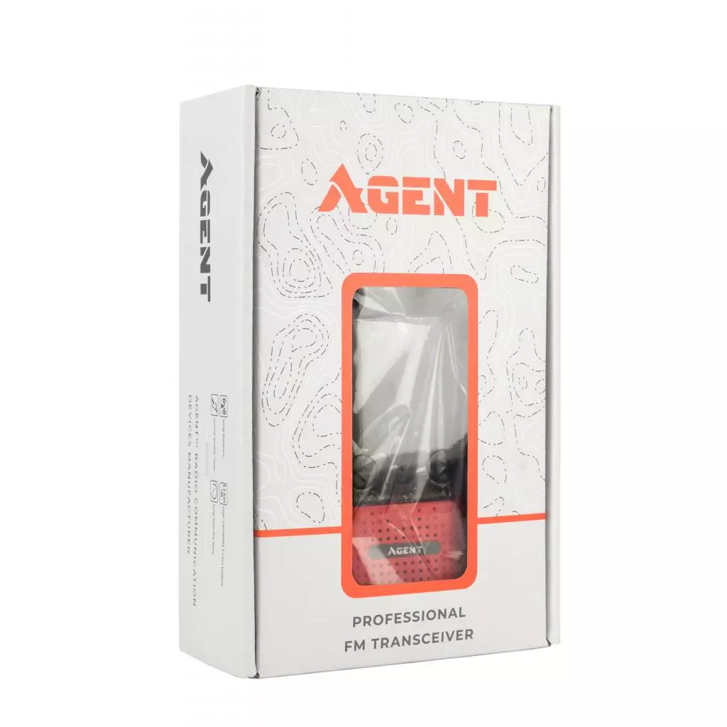 Портативная рация Agent AR-T9 Red - 10 Портативная рация Agent AR-T9 Red - 10