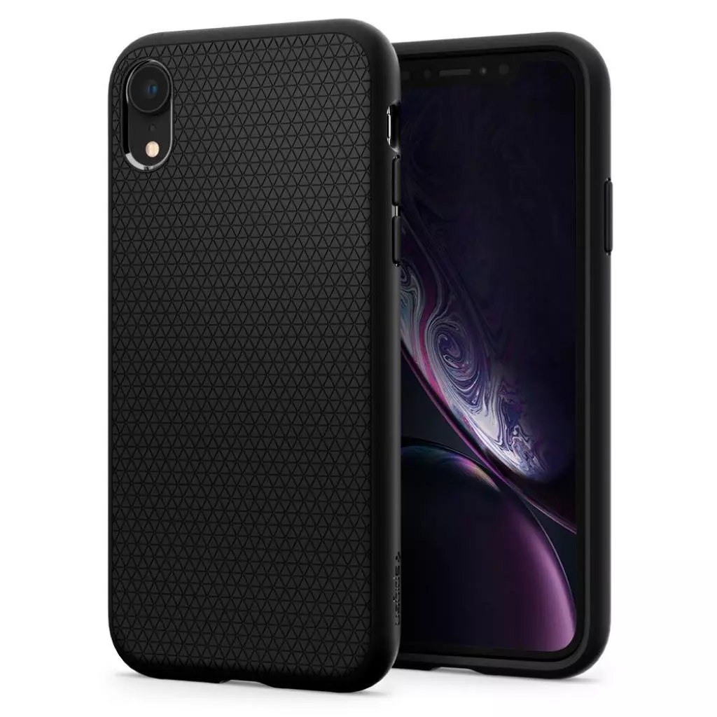 Чехол для моб. телефона Spigen iPhone XR Liquid Air Matte Black (064CS24872) - 1