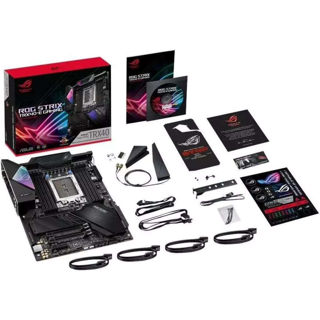 Материнская плата ASUS ROG STRIX TRX40-E GAMING - 8 Материнская плата ASUS ROG STRIX TRX40-E GAMING - 8