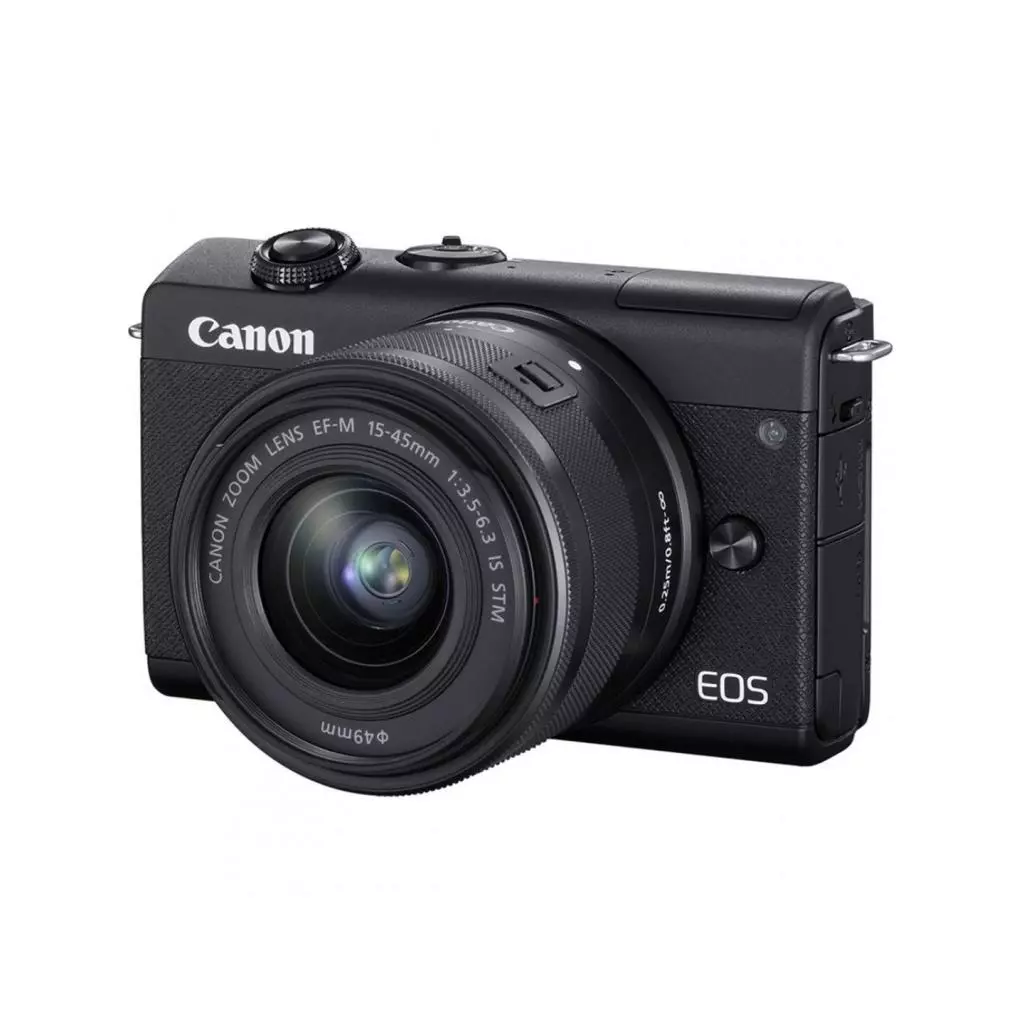 Цифровой фотоаппарат Canon EOS M200 + 15-45 IS STM Black (3699C027)