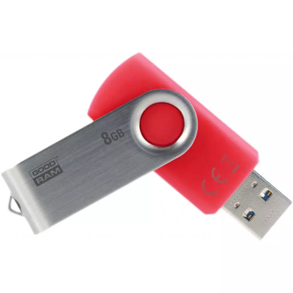 USB флеш накопитель Goodram 8GB UTS3 Twister Red USB 3.0 (UTS3-0080R0R11) - 1