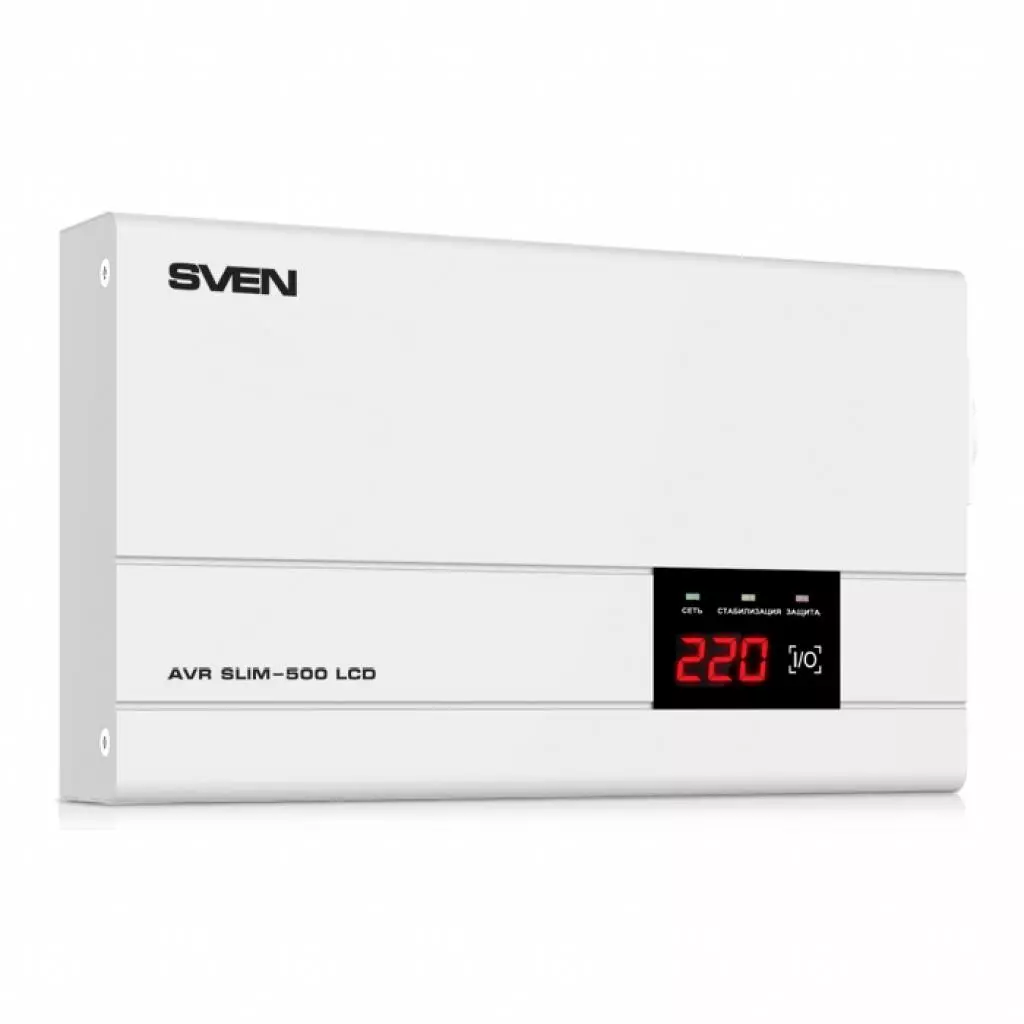 Стабилизатор Sven AVR SLIM-500 LCD (00380035)