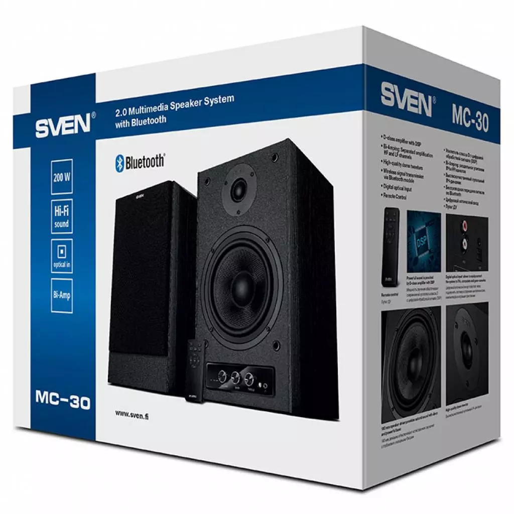 Акустическая система Sven MC-30 Black - 3 Акустическая система Sven MC-30 Black - 3