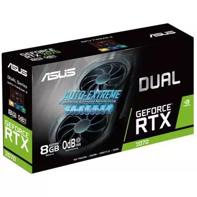 Видеокарта ASUS GeForce RTX2070 8192Mb DUAL EVO (DUAL-RTX2070-8G-EVO) - 8 Видеокарта ASUS GeForce RTX2070 8192Mb DUAL EVO (DUAL-RTX2070-8G-EVO) - 8