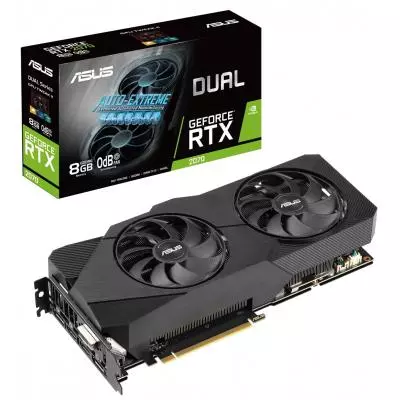 Видеокарта ASUS GeForce RTX2070 8192Mb DUAL EVO (DUAL-RTX2070-8G-EVO)