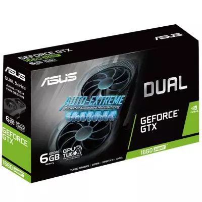 Видеокарта ASUS GeForce GTX1660 SUPER 6144Mb DUAL EVO (DUAL-GTX1660S-6G-EVO) - 8 Видеокарта ASUS GeForce GTX1660 SUPER 6144Mb DUAL EVO (DUAL-GTX1660S-6G-EVO) - 8