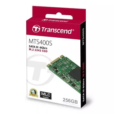 Накопитель SSD M.2 2242 256GB Transcend (TS256GMTS400S) - 1