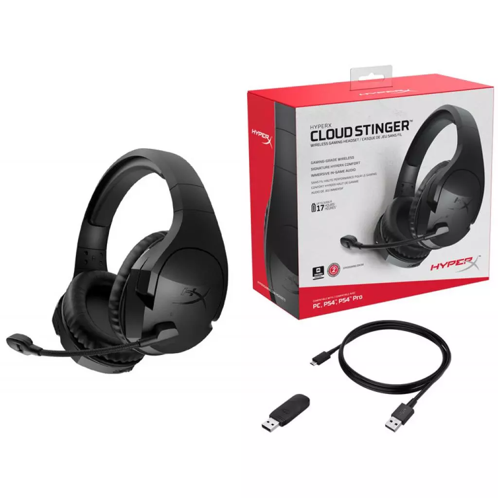 Наушники HyperX Cloud Stinger Wireless (PC) Black (HX-HSCSW2-BK/WW) - 5