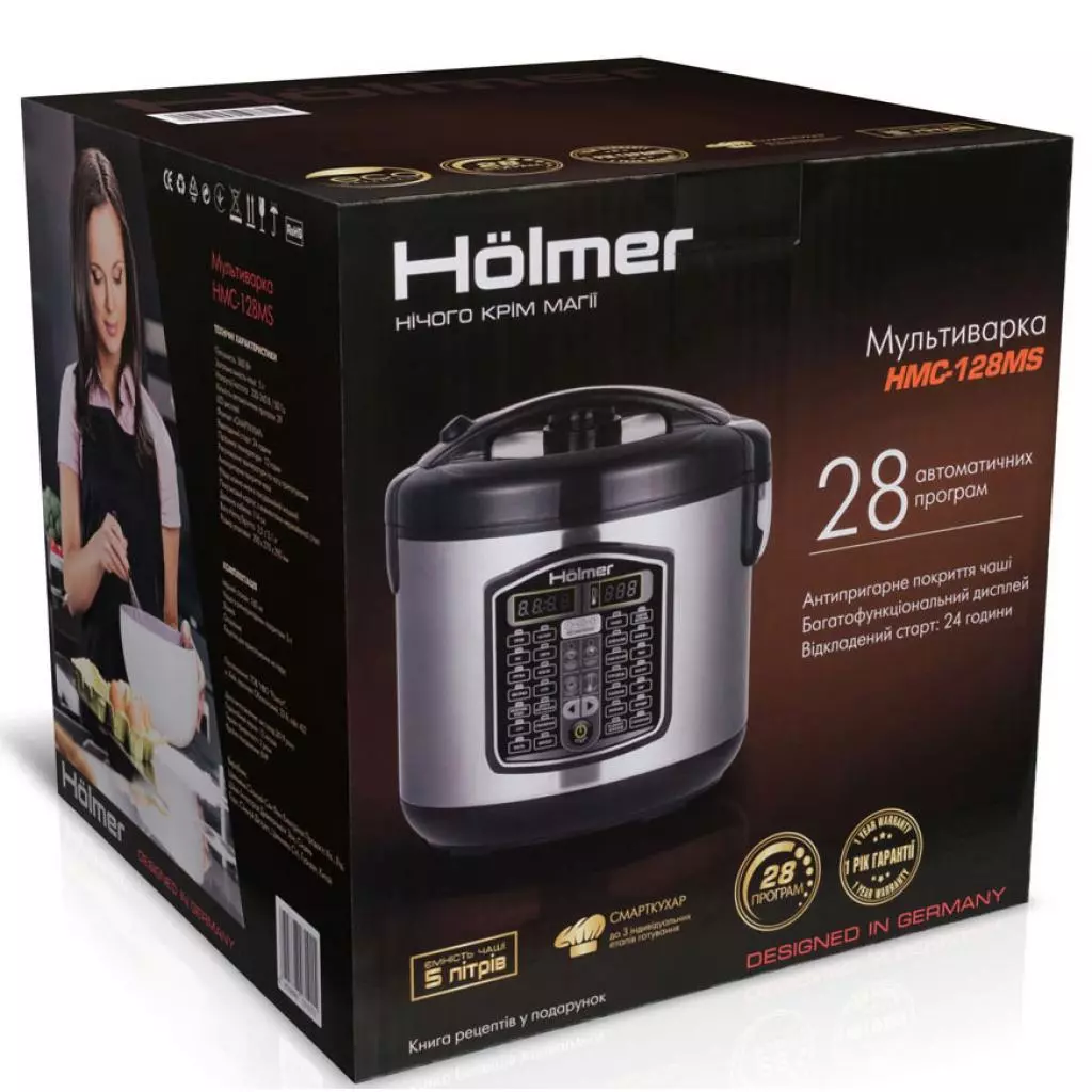 Мультиварка Hölmer HMC-128MS - 9 Мультиварка Hölmer HMC-128MS - 9