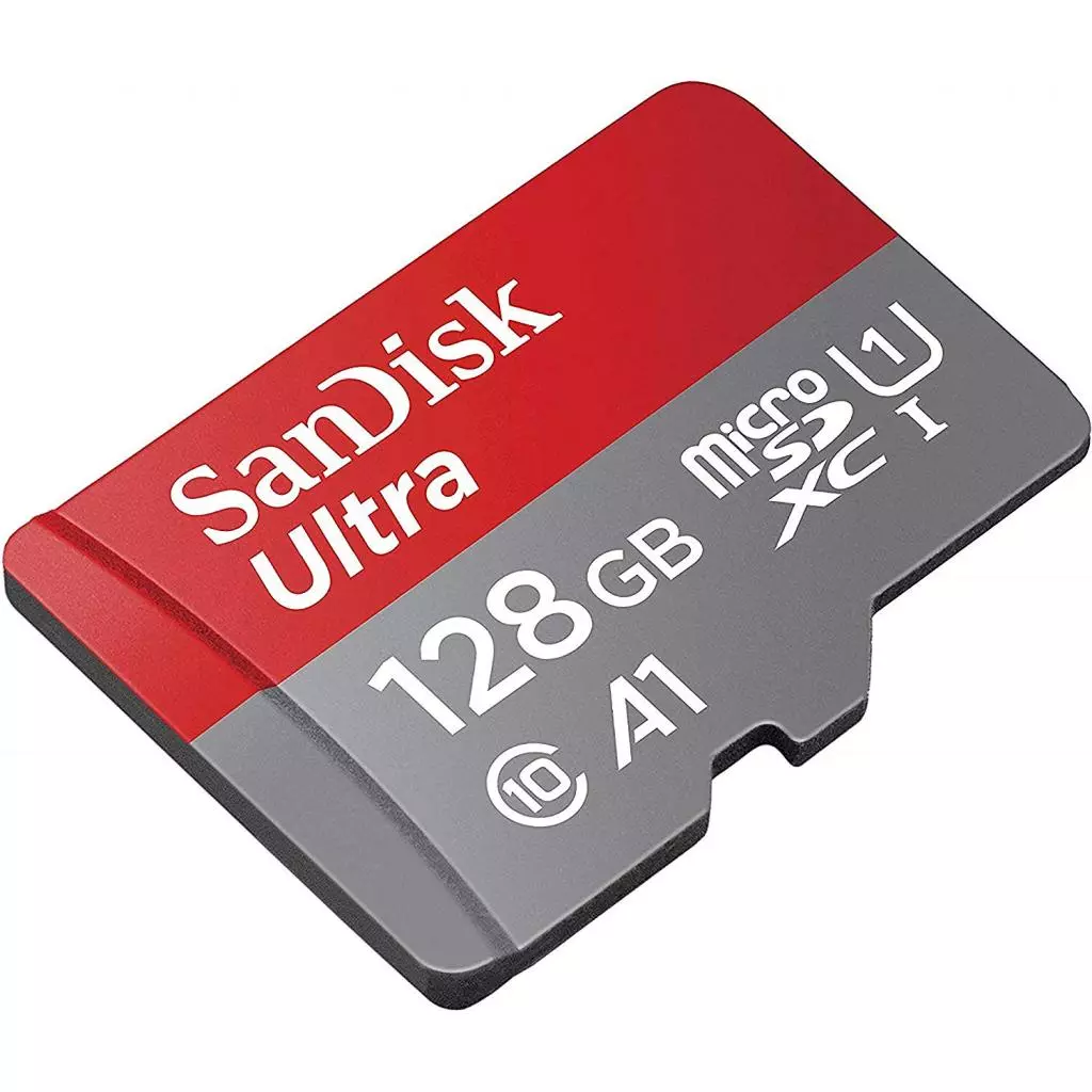 Карта памяти SanDisk 128GB microSD class 10 UHS-I A1 Ultra (SDSQUAR-128G-GN6MN) - 1 Карта памяти SanDisk 128GB microSD class 10 UHS-I A1 Ultra (SDSQUAR-128G-GN6MN) - 1
