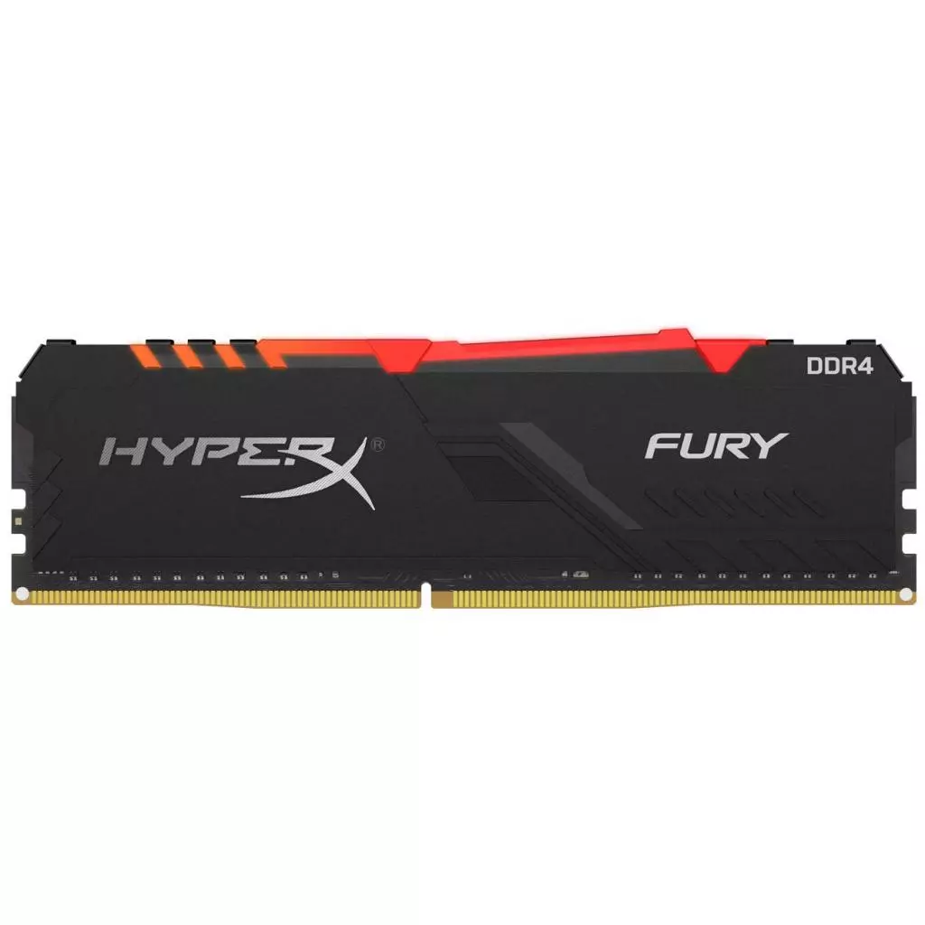 Модуль памяти для компьютера DDR4 8GB 3600 MHz HyperX Fury RGB Kingston Fury (ex.HyperX) (HX436C17FB3A/8)