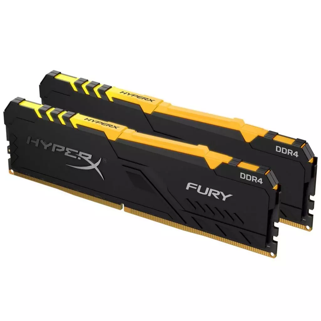 Модуль памяти для компьютера DDR4 16GB (2x8GB) 3600 MHz HyperX Fury RGB Kingston Fury (ex.HyperX) (HX436C17FB3AK2/16) - 1 Модуль памяти для компьютера DDR4 16GB (2x8GB) 3600 MHz HyperX Fury RGB Kingston Fury (ex.HyperX) (HX436C17FB3AK2/16) - 1