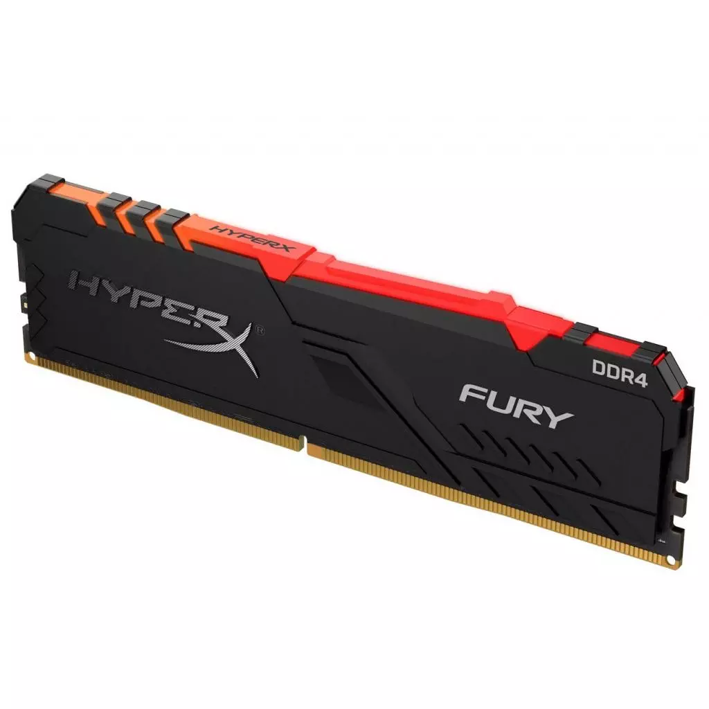 Модуль памяти для компьютера DDR4 16GB 3733 MHz HyperX Fury RGB Kingston Fury (ex.HyperX) (HX437C19FB3A/16) - 1 Модуль памяти для компьютера DDR4 16GB 3733 MHz HyperX Fury RGB Kingston Fury (ex.HyperX) (HX437C19FB3A/16) - 1