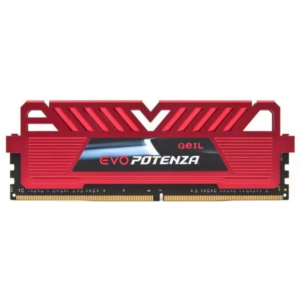Модуль памяти для компьютера DDR4 16GB 2666 MHz Evo Potenza Red Geil (GPR416GB2666C19SC)