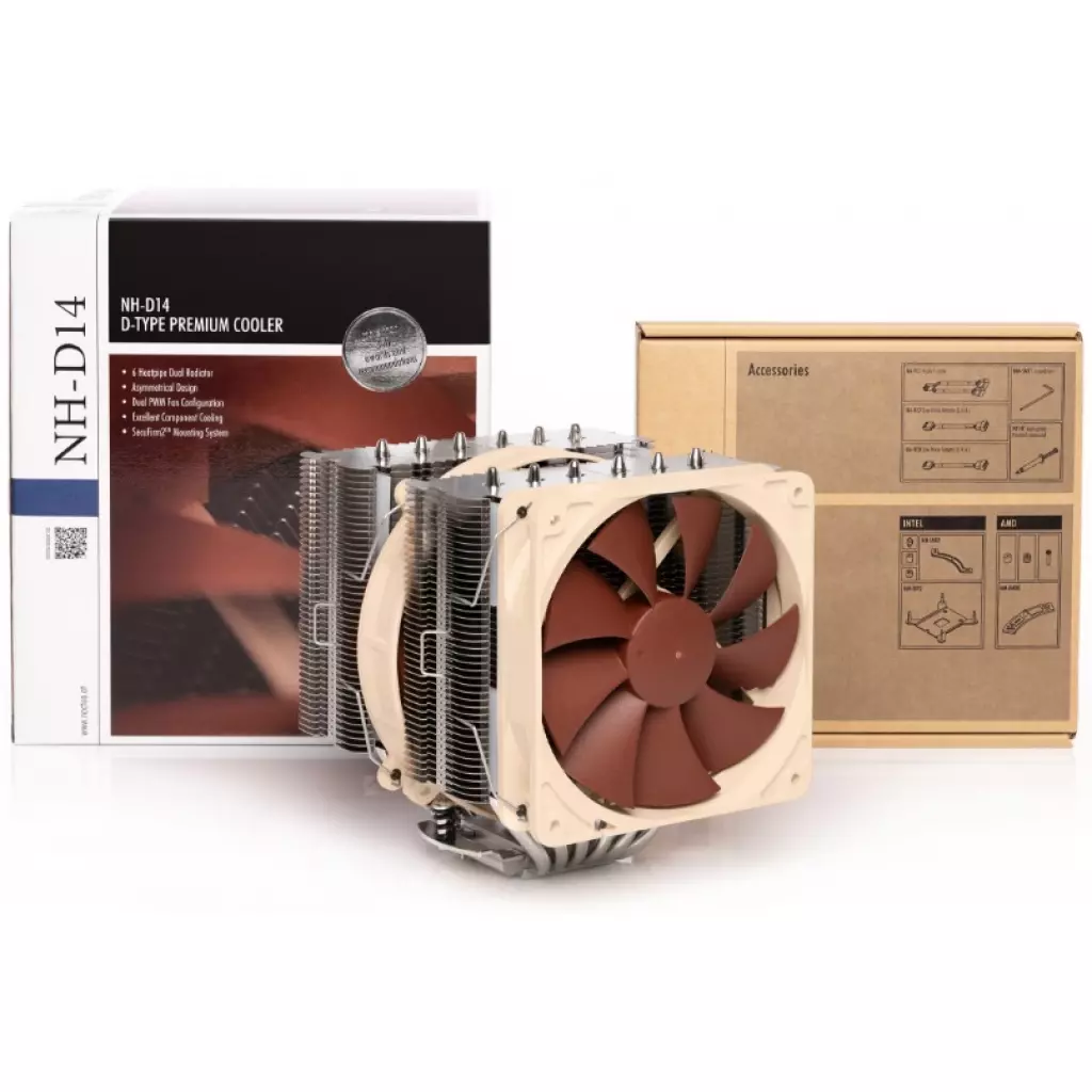 Кулер для процессора Noctua NH-D14 - 3 Кулер для процессора Noctua NH-D14 - 3