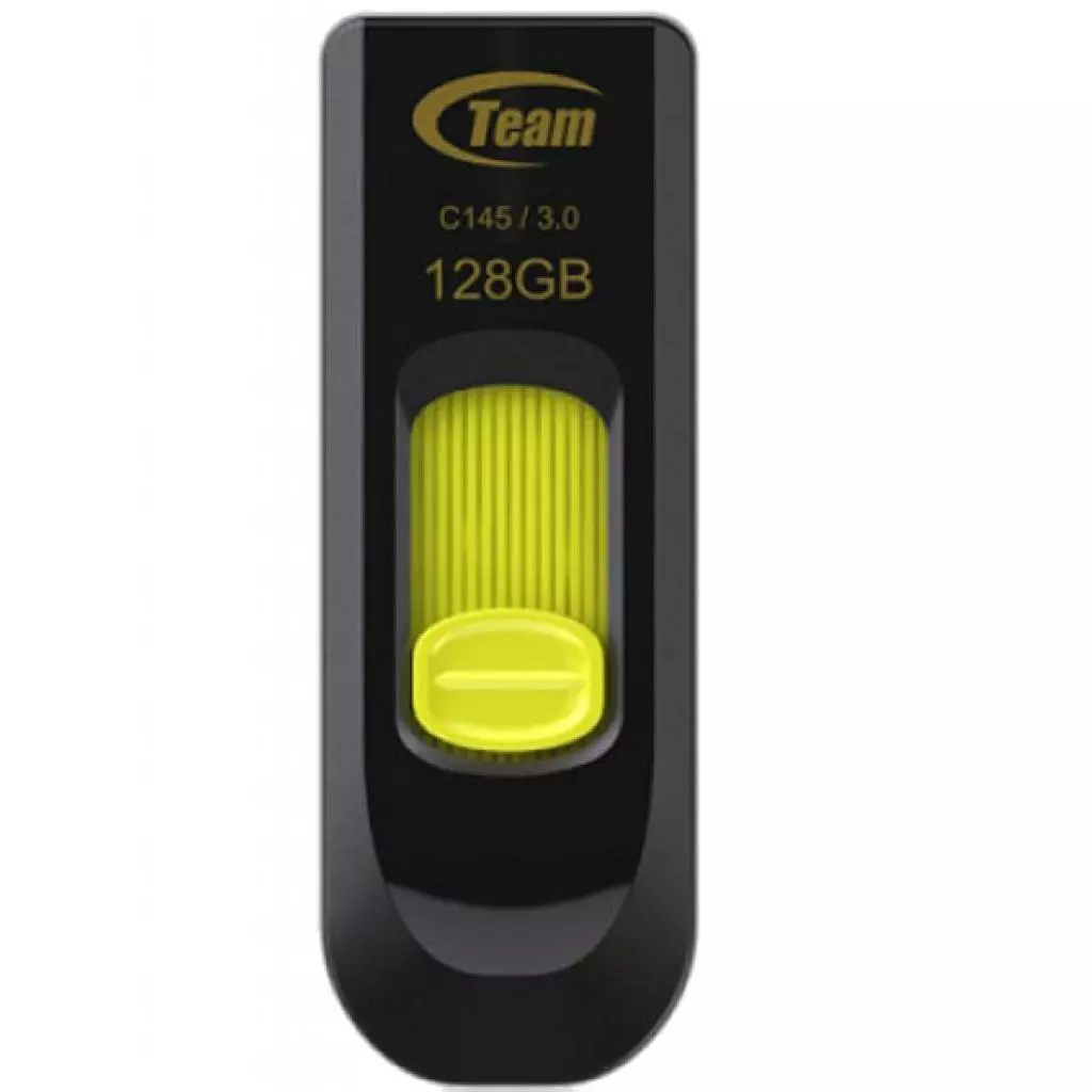 USB флеш накопитель Team 128GB C145 Yellow USB 3.0 (TC1453128GY01)