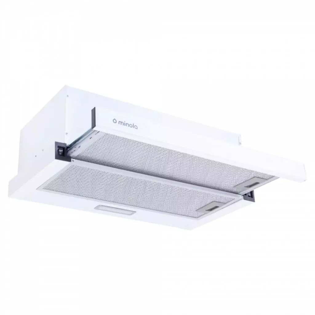 Вытяжка кухонная Minola HTL 6234 WH 700 LED GLASS - 1 Вытяжка кухонная Minola HTL 6234 WH 700 LED GLASS - 1