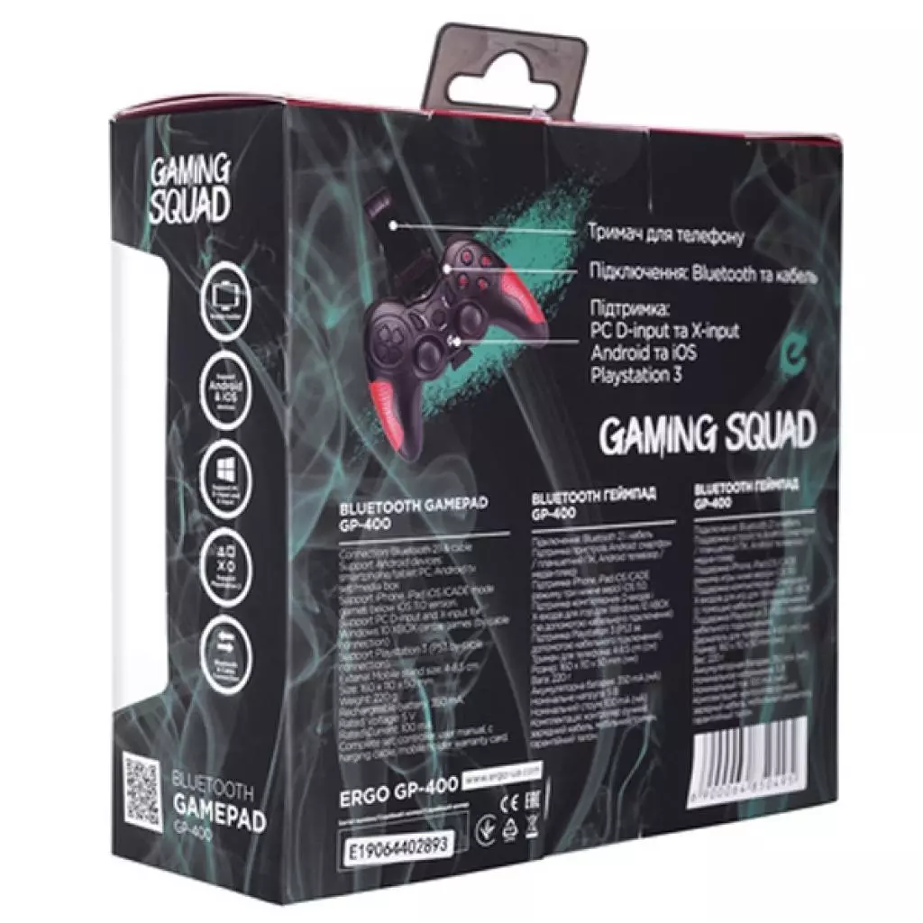 Геймпад Ergo GP-400 USB Black (GP-400) - 11 Геймпад Ergo GP-400 USB Black (GP-400) - 11