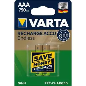 Аккумулятор Varta AAA Rechargeable Accu 750mAh * 2 (56673101402)