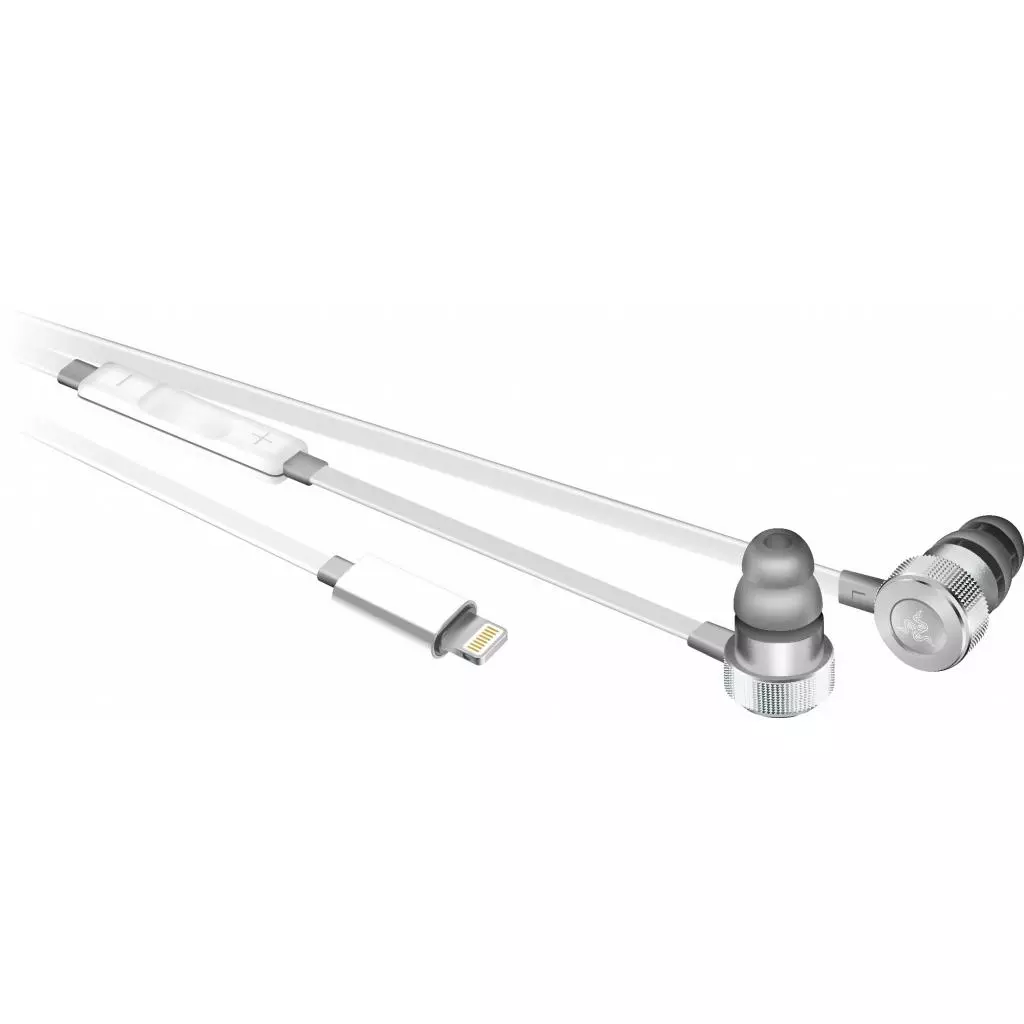 Наушники Razer Hammerhead for IOS Mercury (RZ04-02090200-R3M1) - 2 Наушники Razer Hammerhead for IOS Mercury (RZ04-02090200-R3M1) - 2