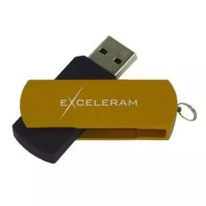 USB флеш накопитель eXceleram 16GB P2 Series Gold/Black USB 2.0 (EXP2U2GOB16)