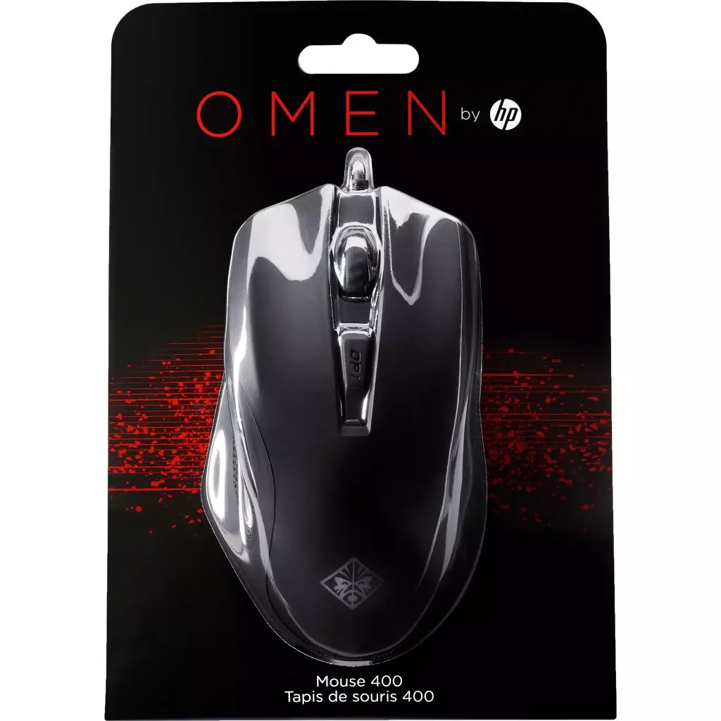 Мышка HP OMEN 400 USB Black (3ML38AA) - 8 Мышка HP OMEN 400 USB Black (3ML38AA) - 8