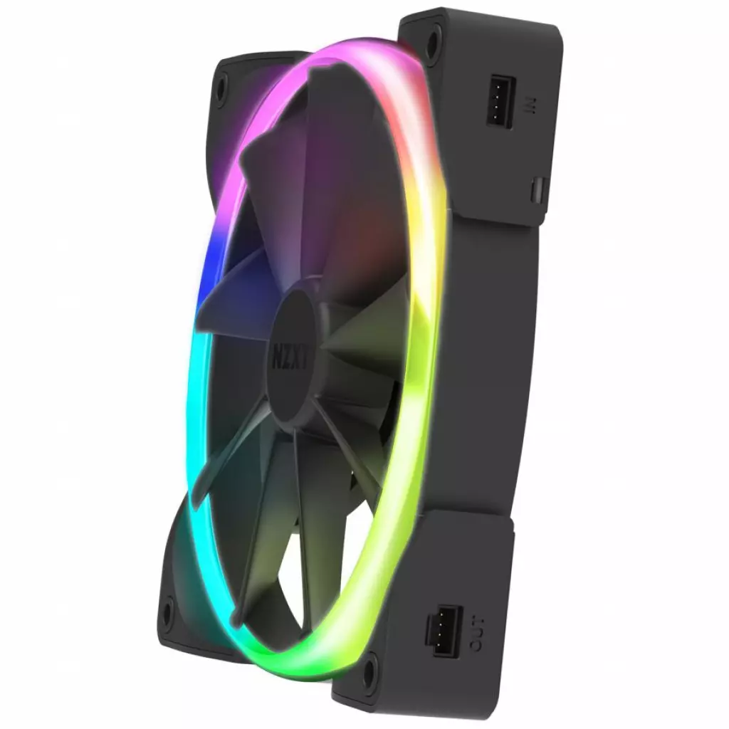 Кулер для корпуса NZXT Aer RGB 2 - Single (HF-28140-B1) - 2 Кулер для корпуса NZXT Aer RGB 2 - Single (HF-28140-B1) - 2