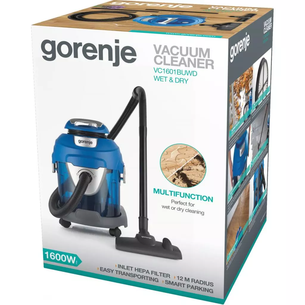 Пылесос Gorenje VC1601BUWD - 3 Пылесос Gorenje VC1601BUWD - 3
