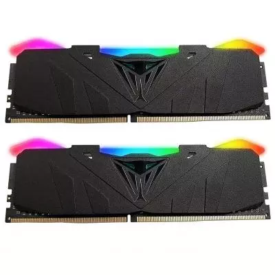 Модуль памяти для компьютера DDR4 16GB (2x8GB) 3000 MHz Viper RGB Black Patriot (PVR416G300C5K)